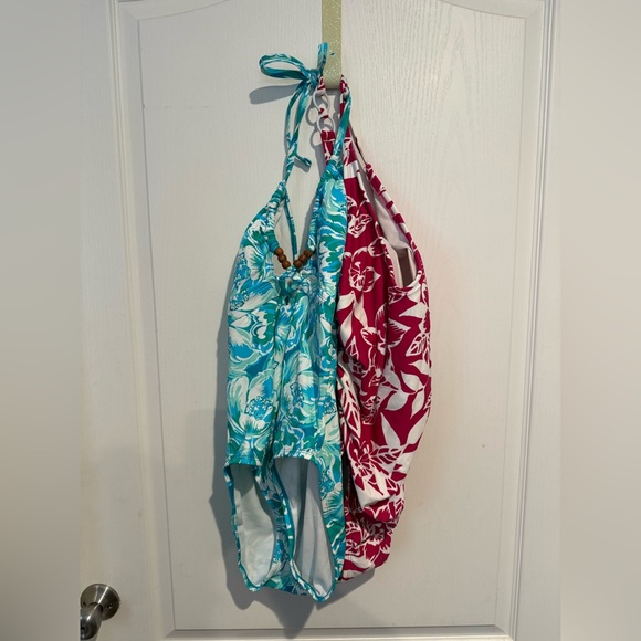 Kona Sol Other - Floral Women's One Piece Swimsuit -two nwt